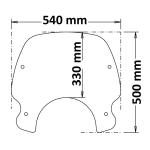 Parabrezza Tipo Originale Triumph Bonneville T100 Sidecar