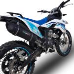 Scarico GPR compatibile con F.B. Mondial Smx 125 Enduro 2018-2020 - Furore Evo4 Nero