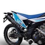 Scarico GPR compatibile con F.B. Mondial Smx 125 Enduro 2018-2020 - Furore Evo4 Nero
