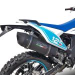 Scarico GPR compatibile con UM Motorcycles Dsr SM - EX 125 2018-2020 - Furore Evo4 Nero