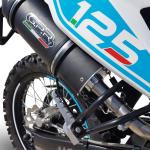 Scarico GPR compatibile con UM Motorcycles Dsr SM - EX 125 2018-2020 - Furore Evo4 Nero