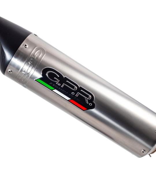 Scarico GPR compatibile con Benelli Tnt 899 2008-2016 -  Tiburon Titanium -  Scarico omologato -  silenziatore con db killer estraibile e raccordo specifico
