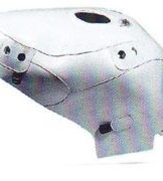 Copriserbatoio bianco per Kawasaki ZX 12 R 2003