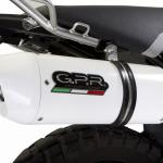 Scarico GPR compatibile con Yamaha Tricker 250 2005-2008 -  Albus Ceramic -  Scarico omologato -  silenziatore con db killer estraibile e raccordo specifico