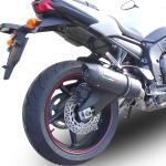 Scarico GPR compatibile con Yamaha Fz.1 - Fazer 1000  2006-2014 -  Furore Nero -  Terminale di scarico omologato -  fornito con db killer estraibile -  catalizzatore e raccordo specifico