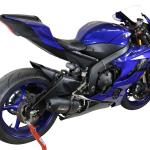Scarico GPR compatibile con Yamaha Yzf R6 2017-2025 -  Furore Nero -  Terminale di scarico racing -  con raccordo -  senza omologazione