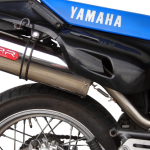 Scarico GPR compatibile con Yamaha Xt 600 - E - K 1985-2002 -  Trioval -  Scarico omologato -  silenziatore con db killer estraibile e raccordo specifico