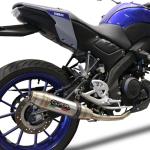 Scarico GPR compatibile con Yamaha Mt 125 2021-2025 - Deeptone Inox