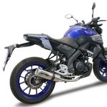 Scarico GPR compatibile con Yamaha Mt 125 2021-2025 - M3 Inox 