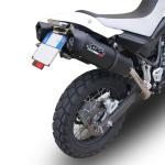 Scarico GPR compatibile con Yamaha Xt 660 X-R  2004-2014 -  Furore Nero -  Coppia di terminali di scarico omologati -  forniti con db killer removibile -  catalizzatori e raccordi specifici