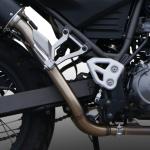 Scarico GPR compatibile con Yamaha Xt 660 X-R  2004-2014 -  Gpe Ann. titanium -  Coppia di terminali di scarico omologati -  forniti con db killer removibili e raccordi specifici