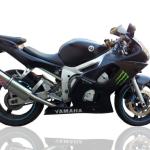 Scarico GPR compatibile con Yamaha Yzf R6 1999-2002 - Trioval