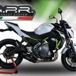 Scarico GPR compatibile con Kawasaki Z 650 2021-2022 - Furore Evo4 Nero