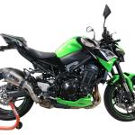 Scarico GPR compatibile con Kawasaki Z 900 2021-2024 -  Gpe Ann. titanium -  Scarico omologato -  silenziatore con db killer estraibile e raccordo specifico