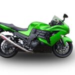 Scarico GPR compatibile con Kawasaki Zzr 1400 2017-2022 - Powercone Evo